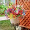 Artificial Flowers Outdoors Spring Faux Flowers UV Resistant Fake Flowers Daisy Plastic Greenery Plnats Outside Bulk for Garden Hanging Planter Patio Porch Home Decor, 12 Bundles (Multicolor)